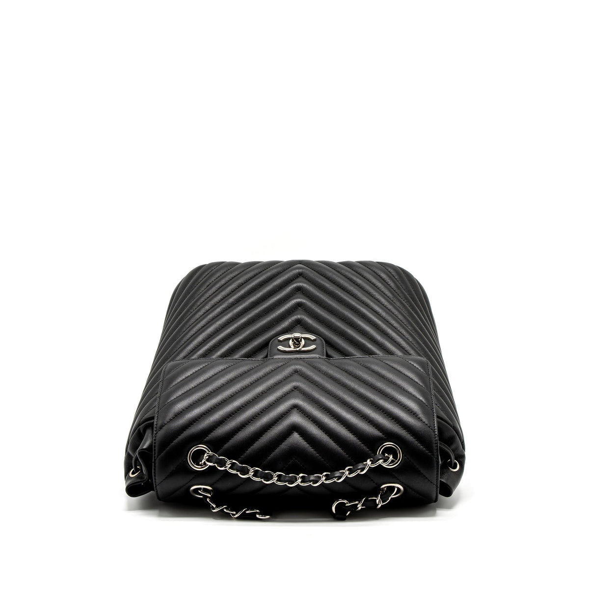 URBAN SPIRIT BACKPACK CHEVRON CALFSKIN BLACK SHW