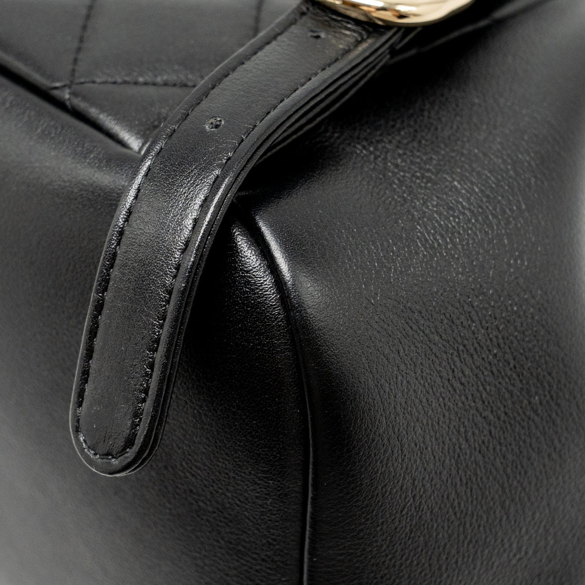 MINI DUMA BACKPACK CALFSKIN BLACK LGHW (MICROCHIP)